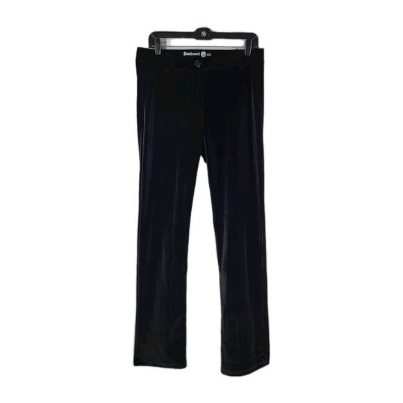 Betabrand Velvet Pant Women's Large Long/Tall Black Full Length Classic Straight - Picture 1 of 10